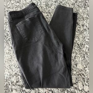 Paige Jeans Womens Size 32 Black Cotton Blend Denim Verdugo Ankle Stretch